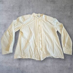 Vintage Lindsey Scott Sport Womens Blouse Size 10 USA Made Button Front